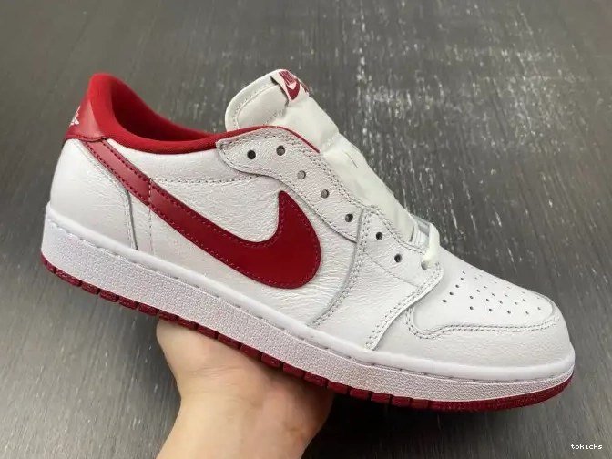Reps TB White 705329-101 1 Retro Red Jordan Low Varsity 0423